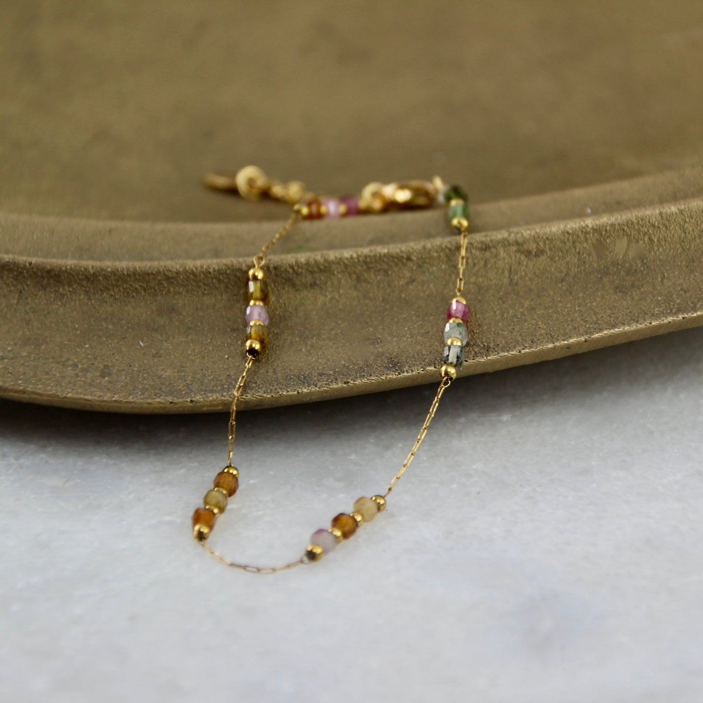 Wanderlust Tourmaline Chain Anklet