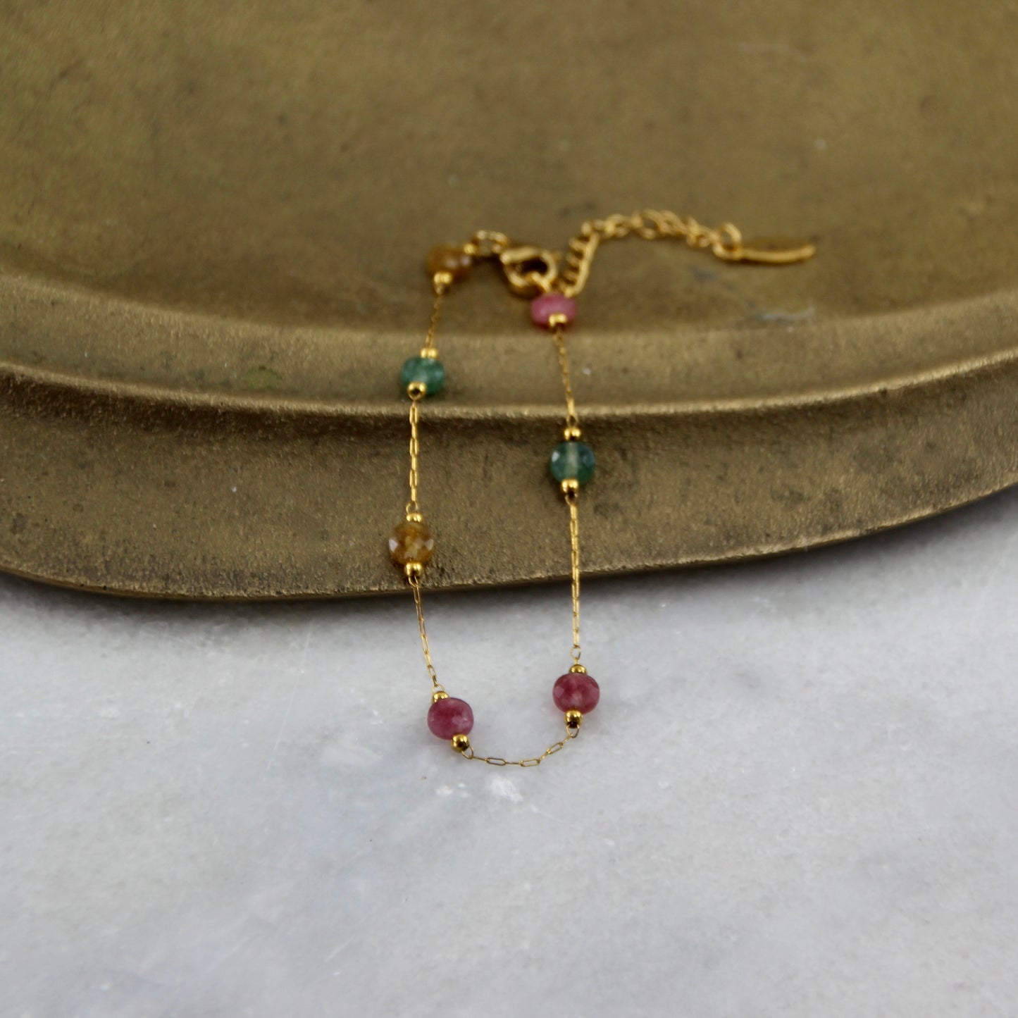 Wanderlust Tourmaline Chain Bracelet