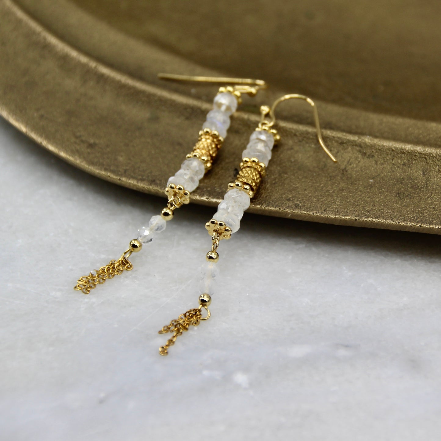 Jupiter’s Muse Drop Chain Earring