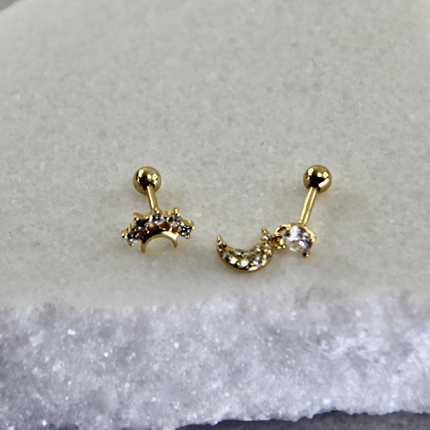 Celestial Moon Earring
