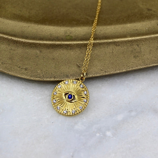 Star‑Gaze Eye Amulet Pendant