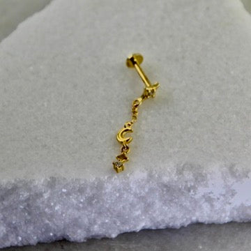 The Stars & Moon Celestial Earring