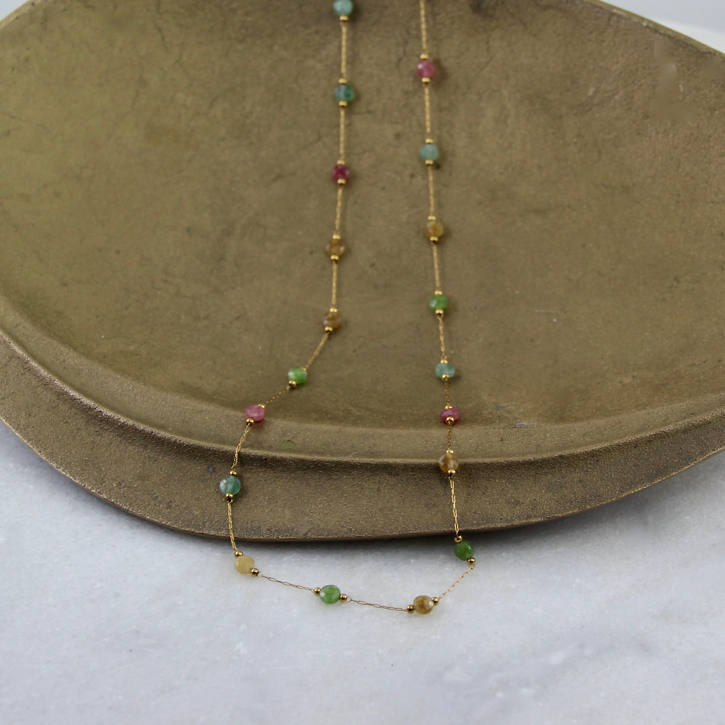Wanderlust Tourmaline Chain Necklace