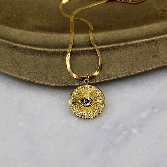 Star‑Gaze Eye Amulet Pendant