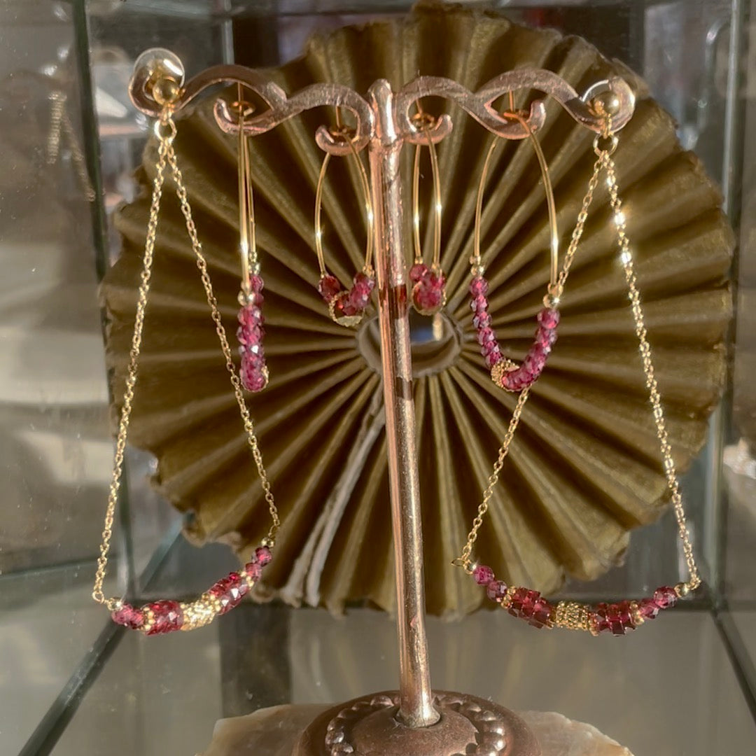 Jupiter’s Muse Large Hoop Earring