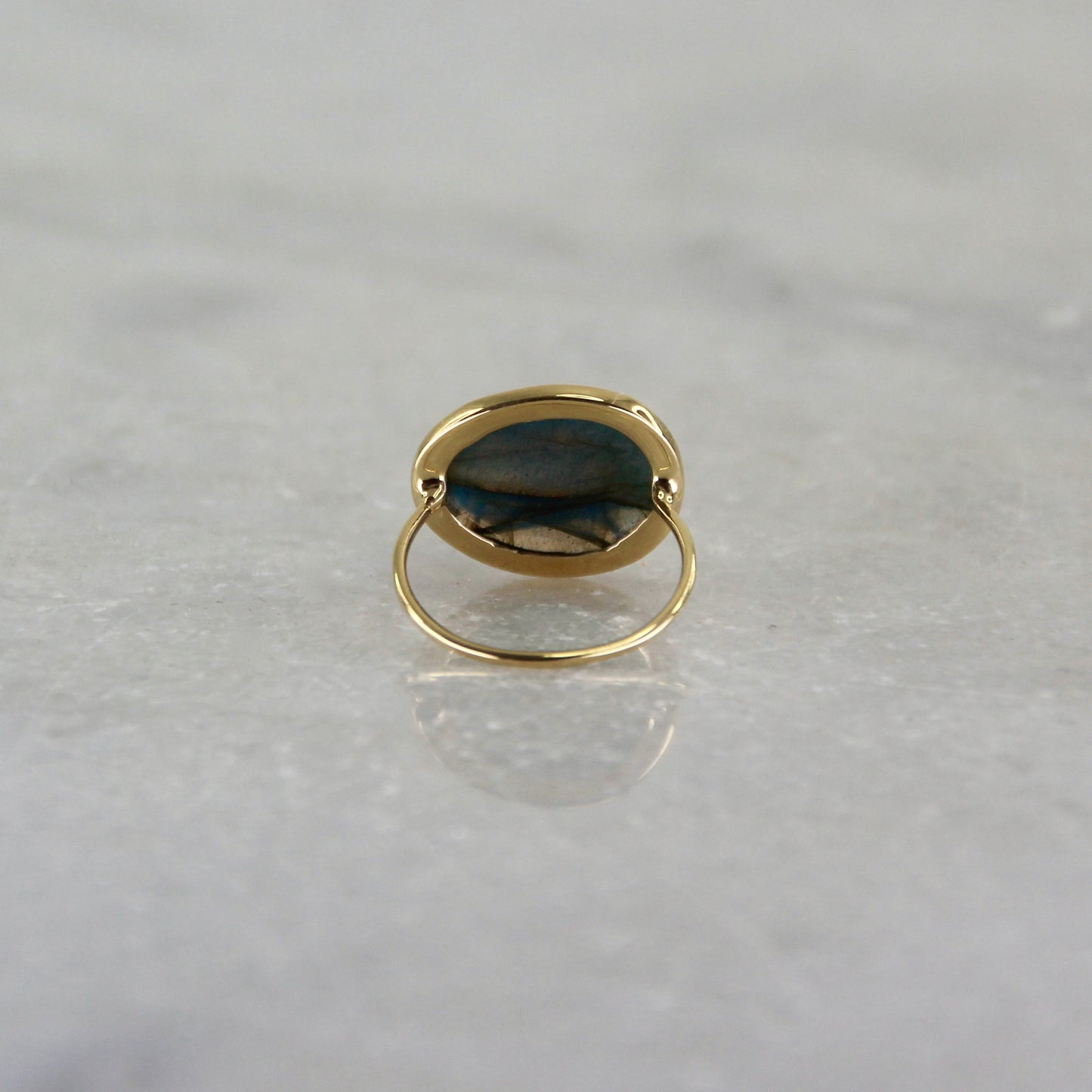 Jupiter’s Muse Labradorite Statement Ring