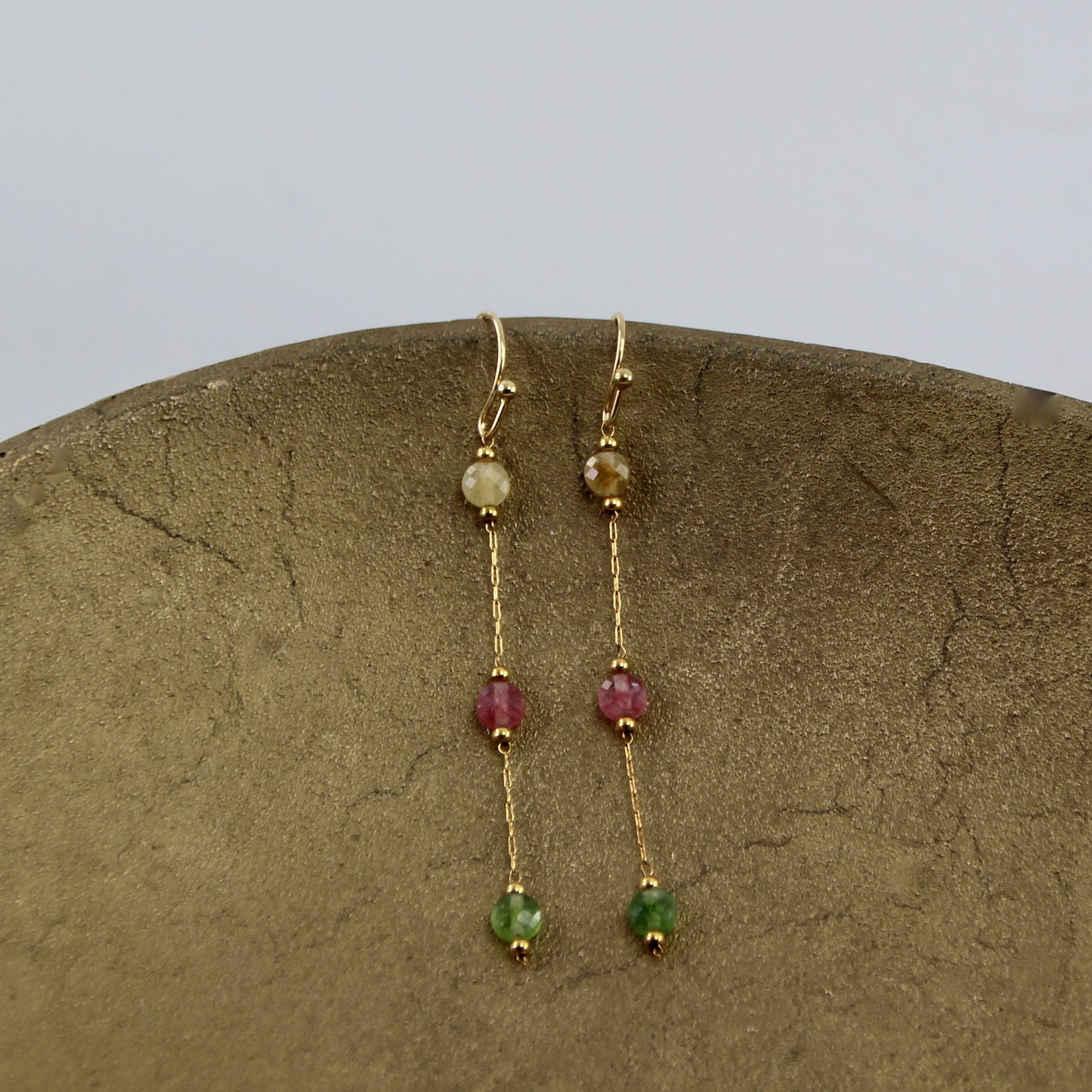 Wanderlust Tourmaline Chain Earring