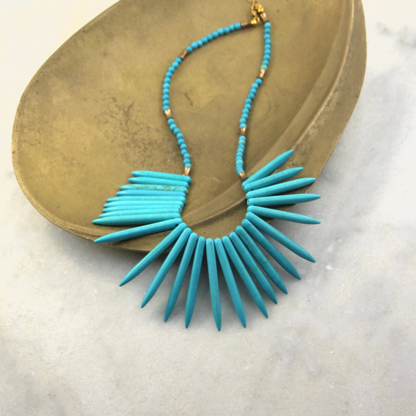 Journey Within Howlite Neckpiece