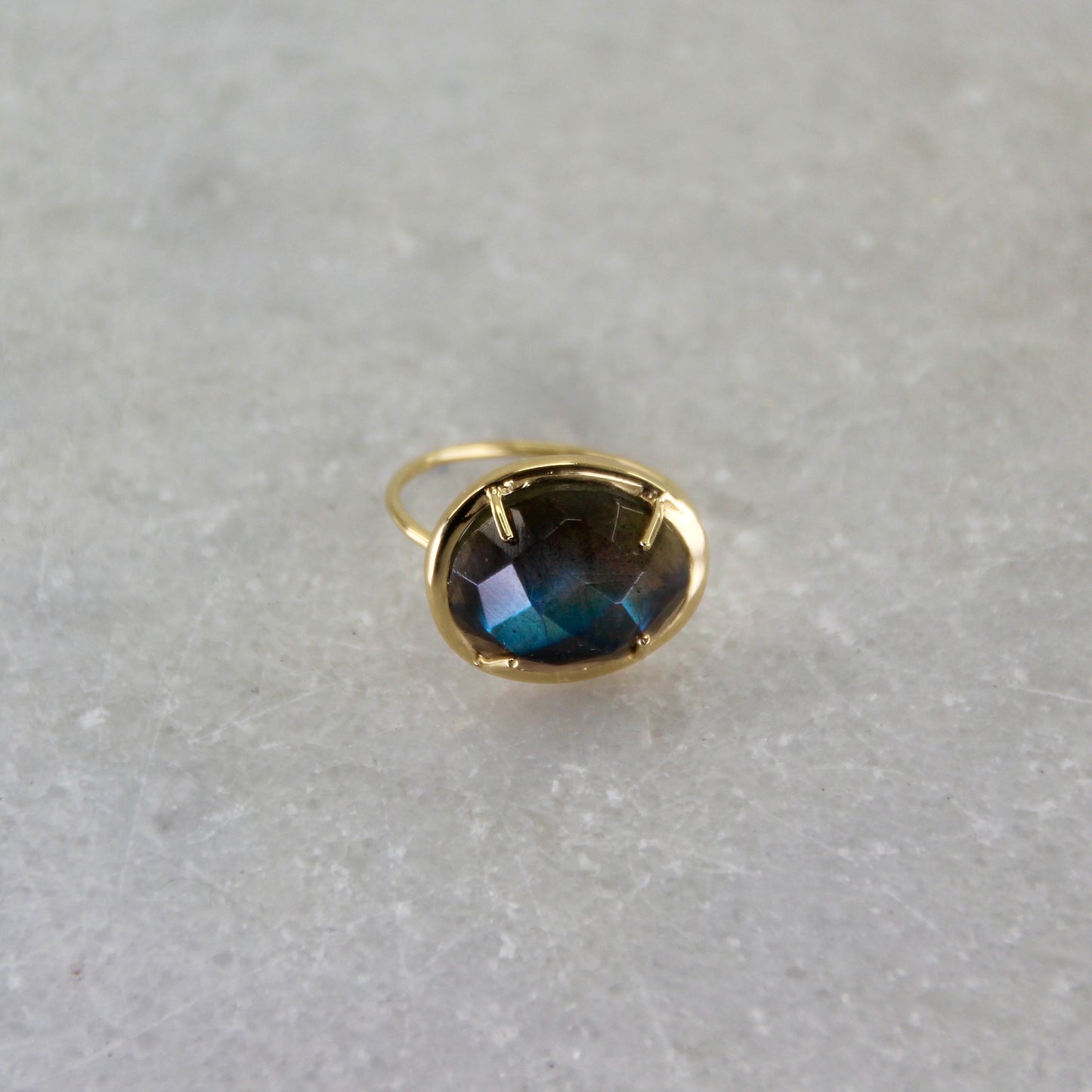 Jupiter’s Muse Labradorite Statement Ring