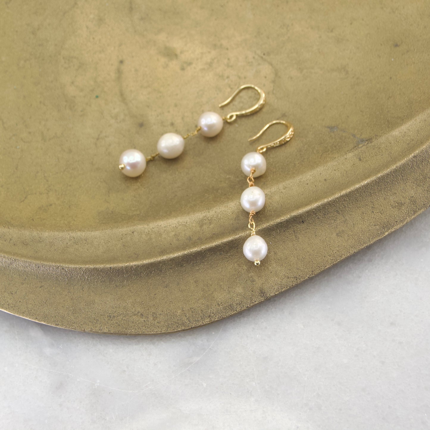 Baroque Freshwater Pearl Drop Earring