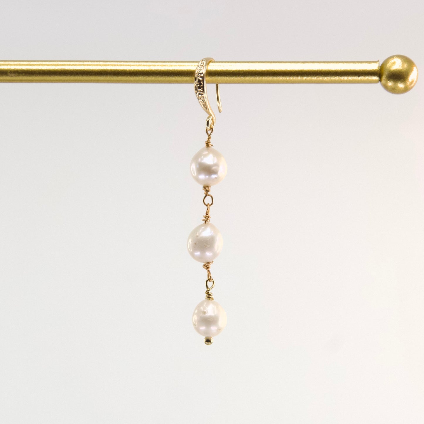 Baroque Freshwater Pearl Drop Earring