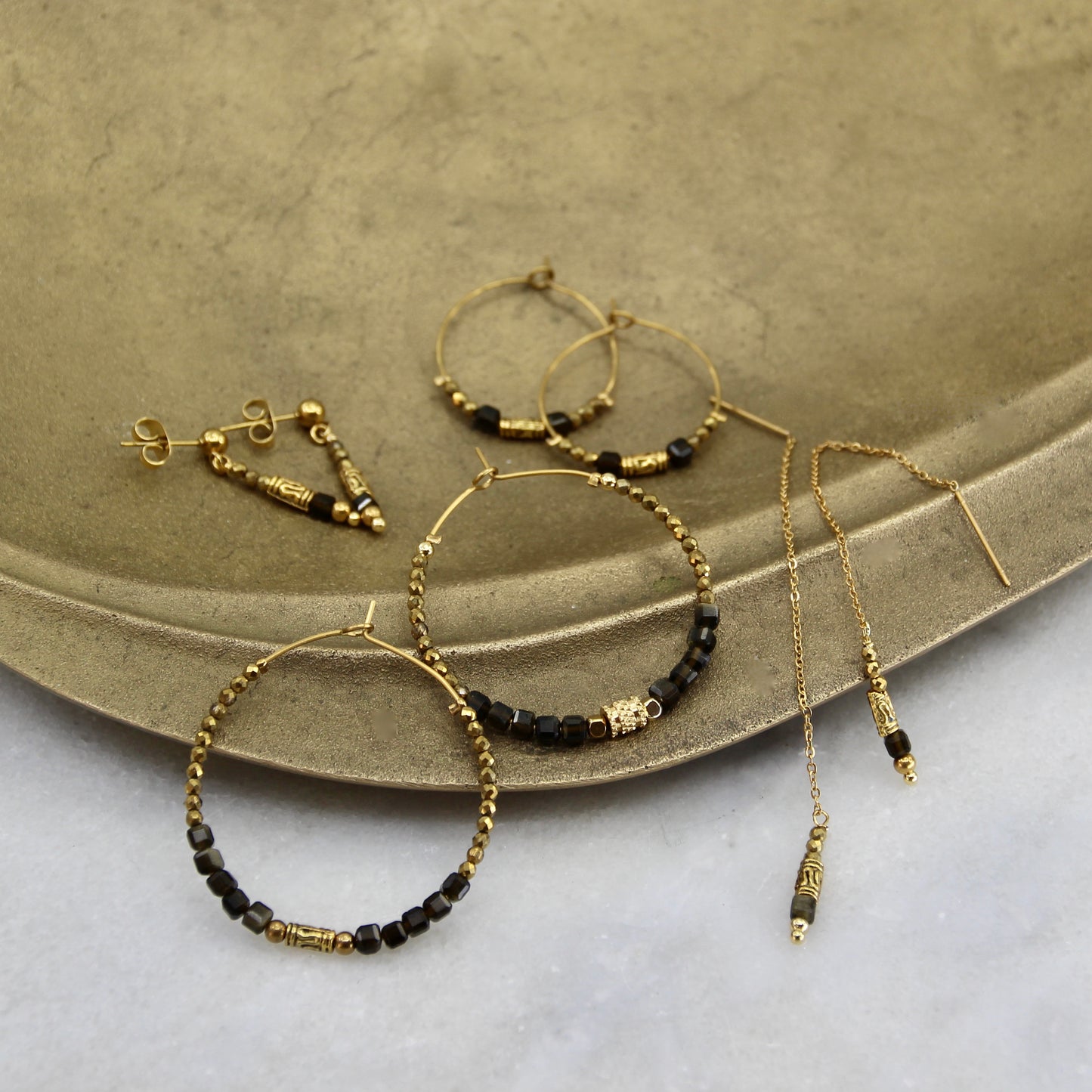 Nebula's Kiss Large Hoop Earring