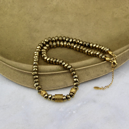 Sundown Bazaar Pyrite Necklace