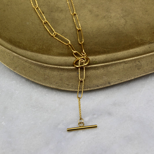 The Eclipse Wore Gold Necklace