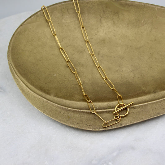 The Eclipse Wore Gold Necklace