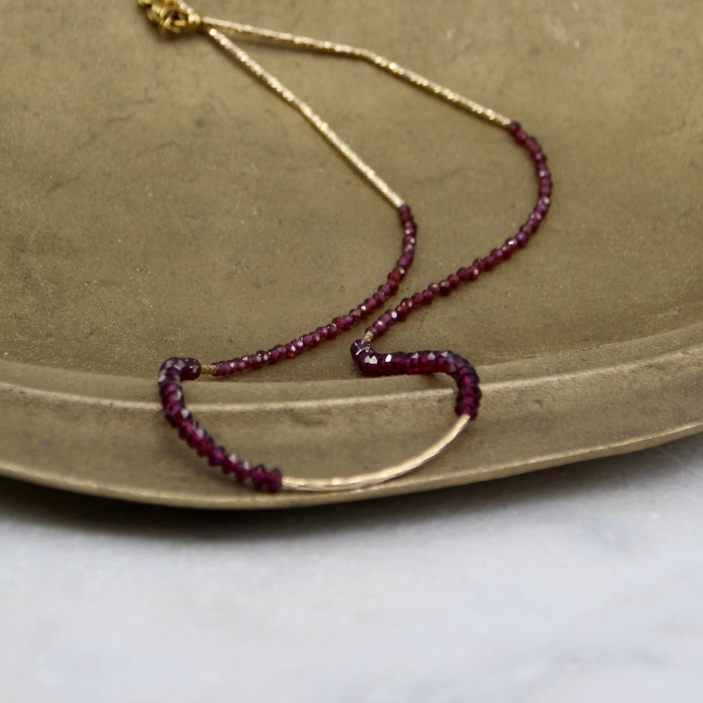 Inner Realm Halo Gemstone Necklace