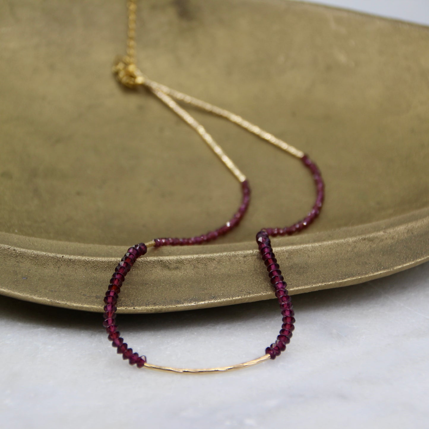 Inner Realm Halo Gemstone Necklace