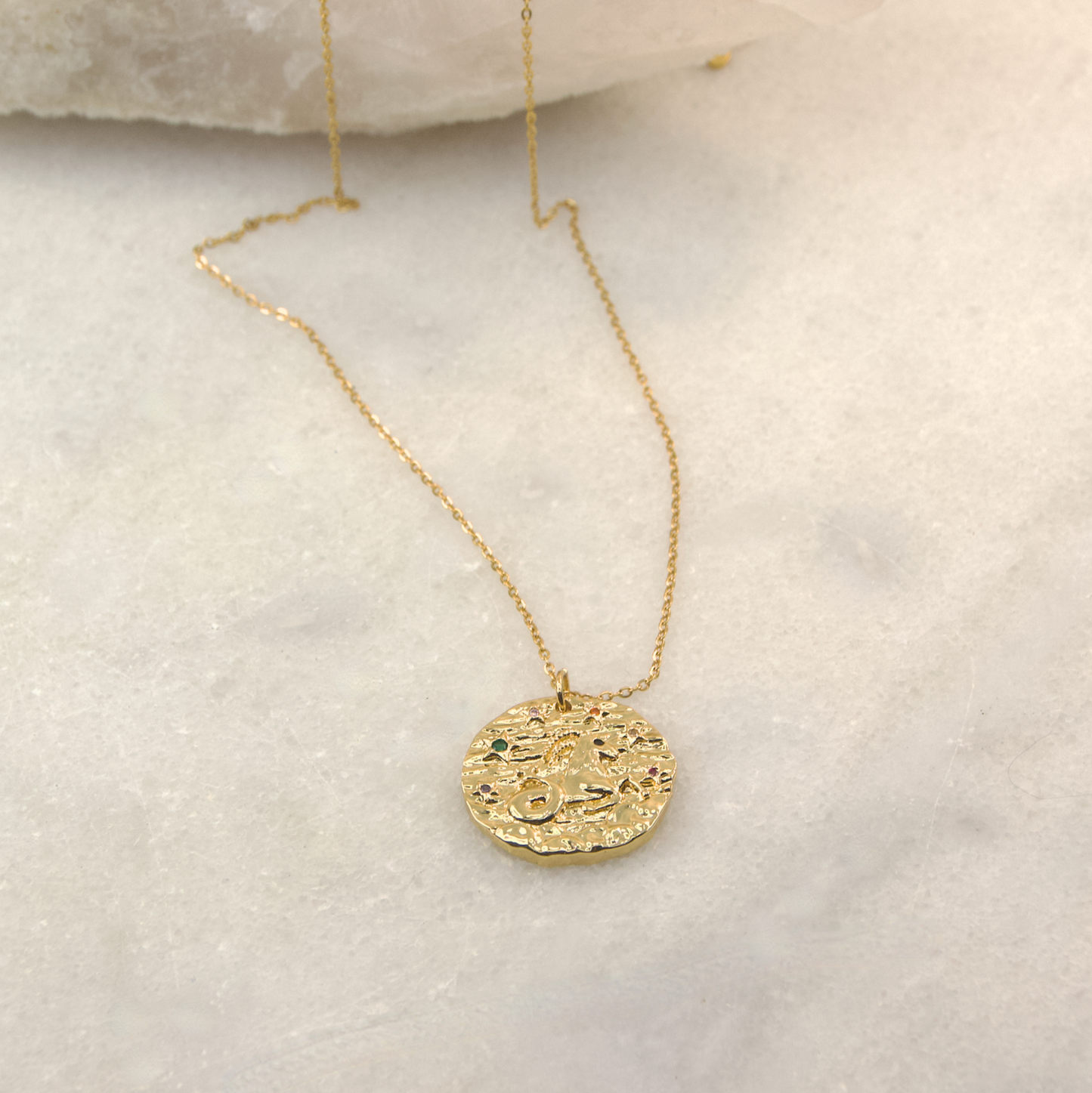 Gems of a Golden Age Zodiac Pendant