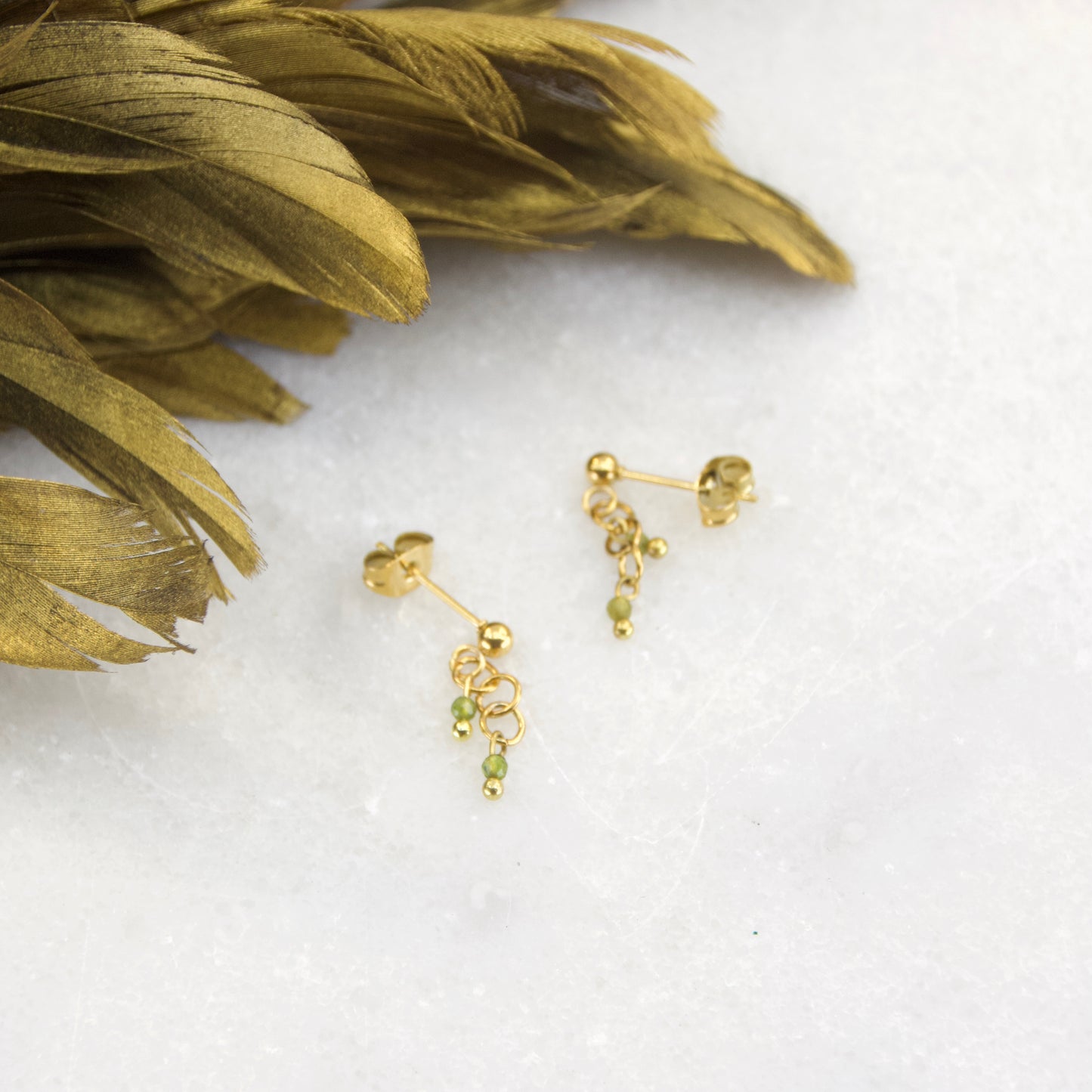 Divine Treasures Drop Stud Earring