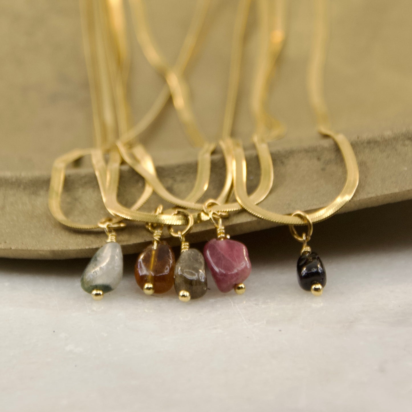 Divine Treasures Tourmaline Stone Pendant