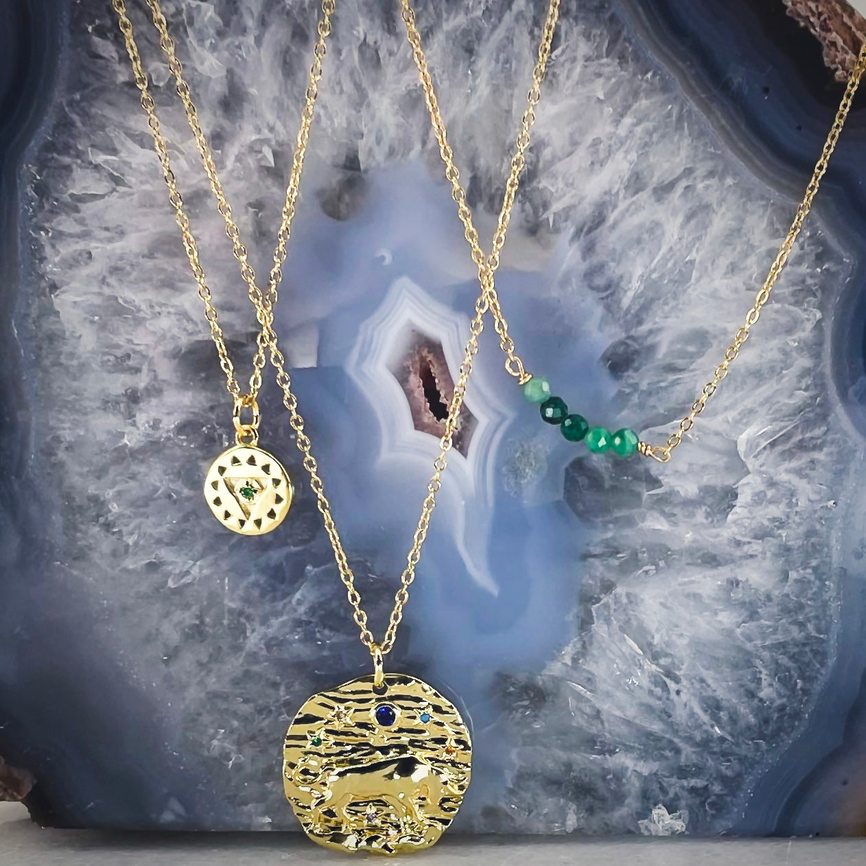 Taurus Golden Age Zodiac Pendant