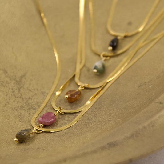 Divine Treasures Tourmaline Stone Pendant