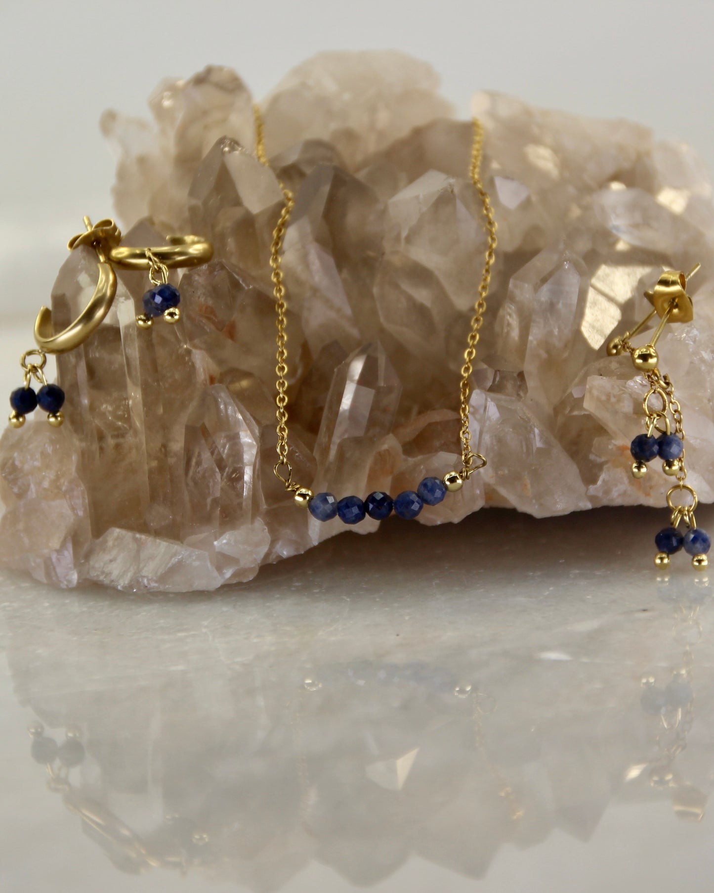 Golden Age Birthstone Chain Earring