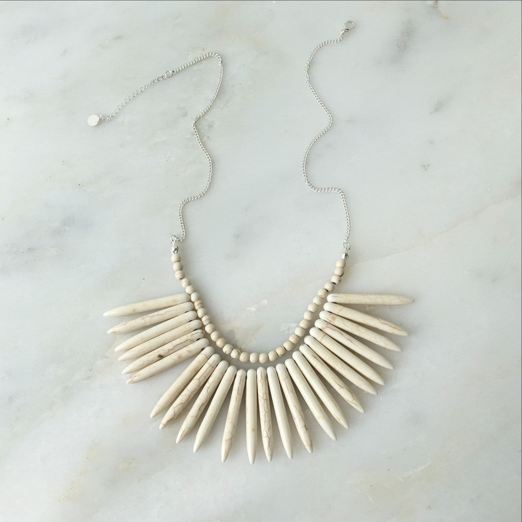 Journey Within Howlite Necklace