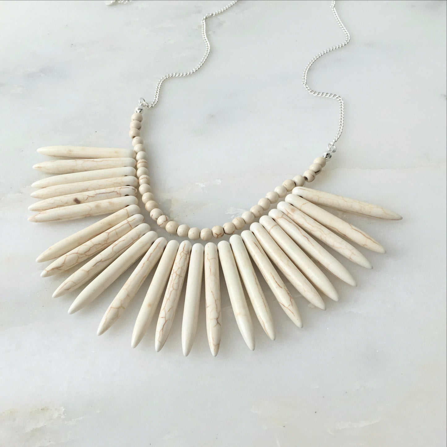 Journey Within Howlite Necklace