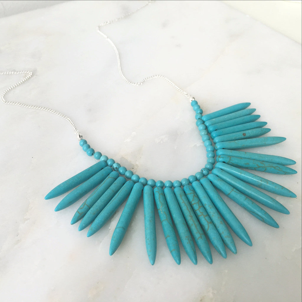 Journey Within Howlite Necklace