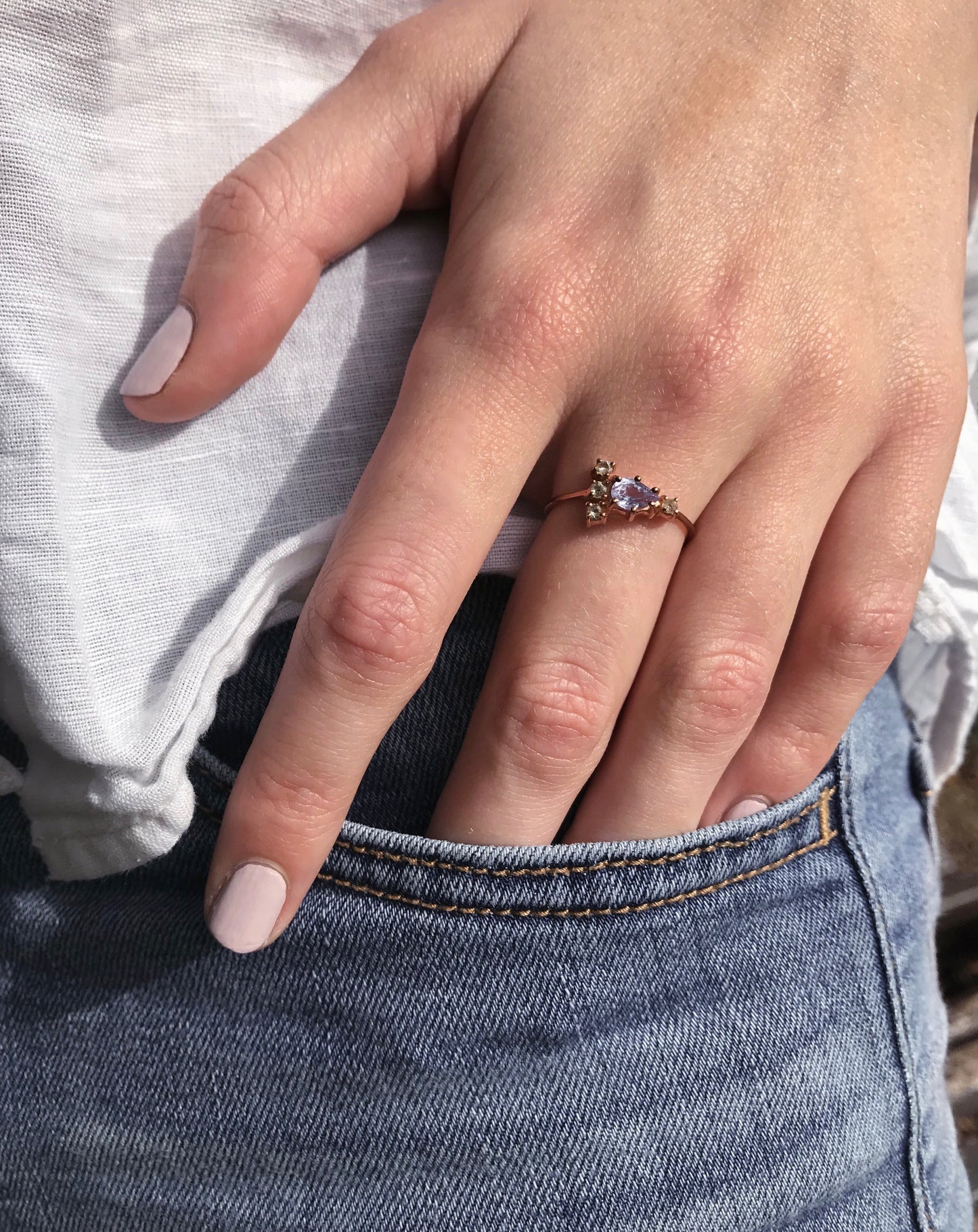 All That Glitters Tanzanite Ring