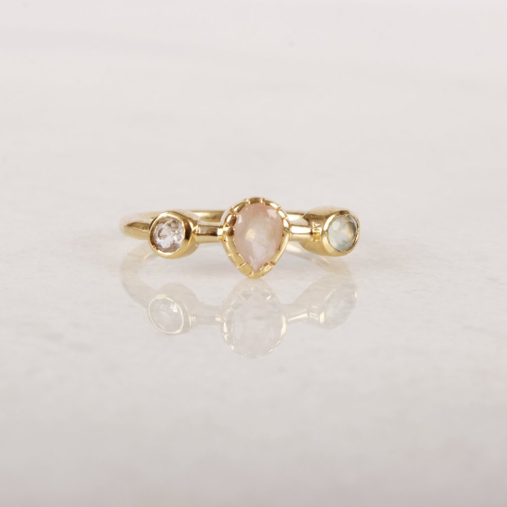 Sacred Treasures Rose Quartz Ring