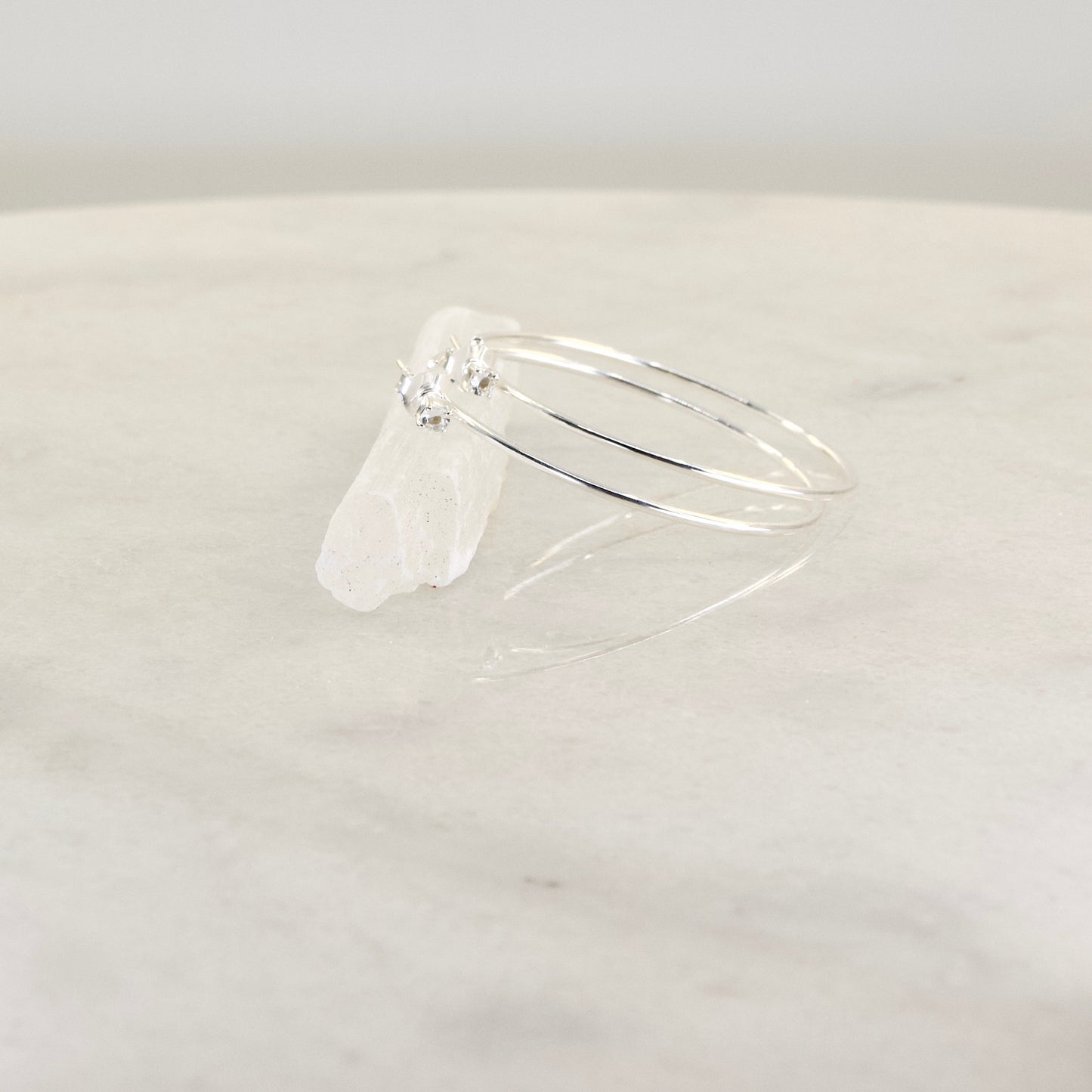 The Big Tease Silver Stud or Hoop