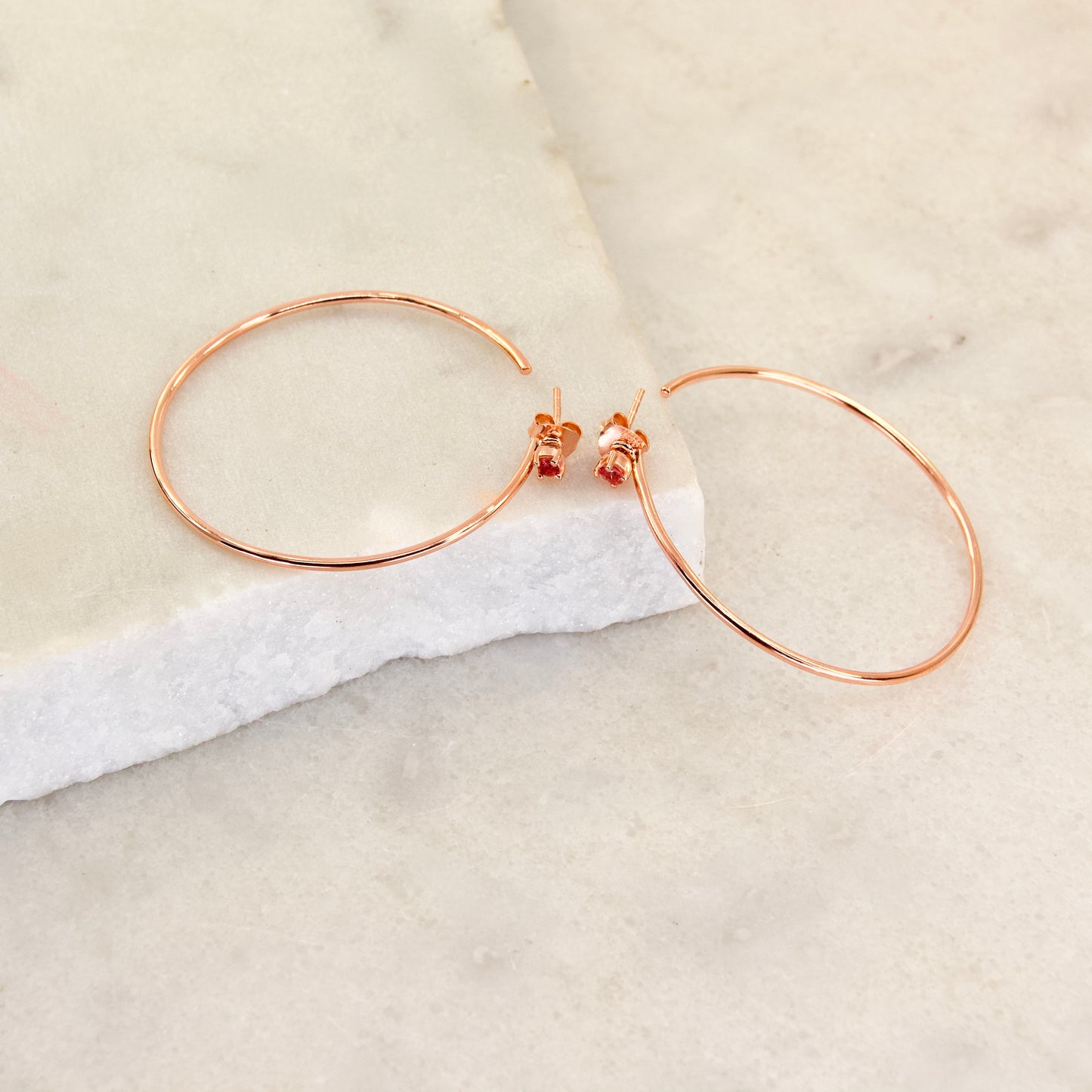 The Big Tease Rose Gold Stud or Hoop