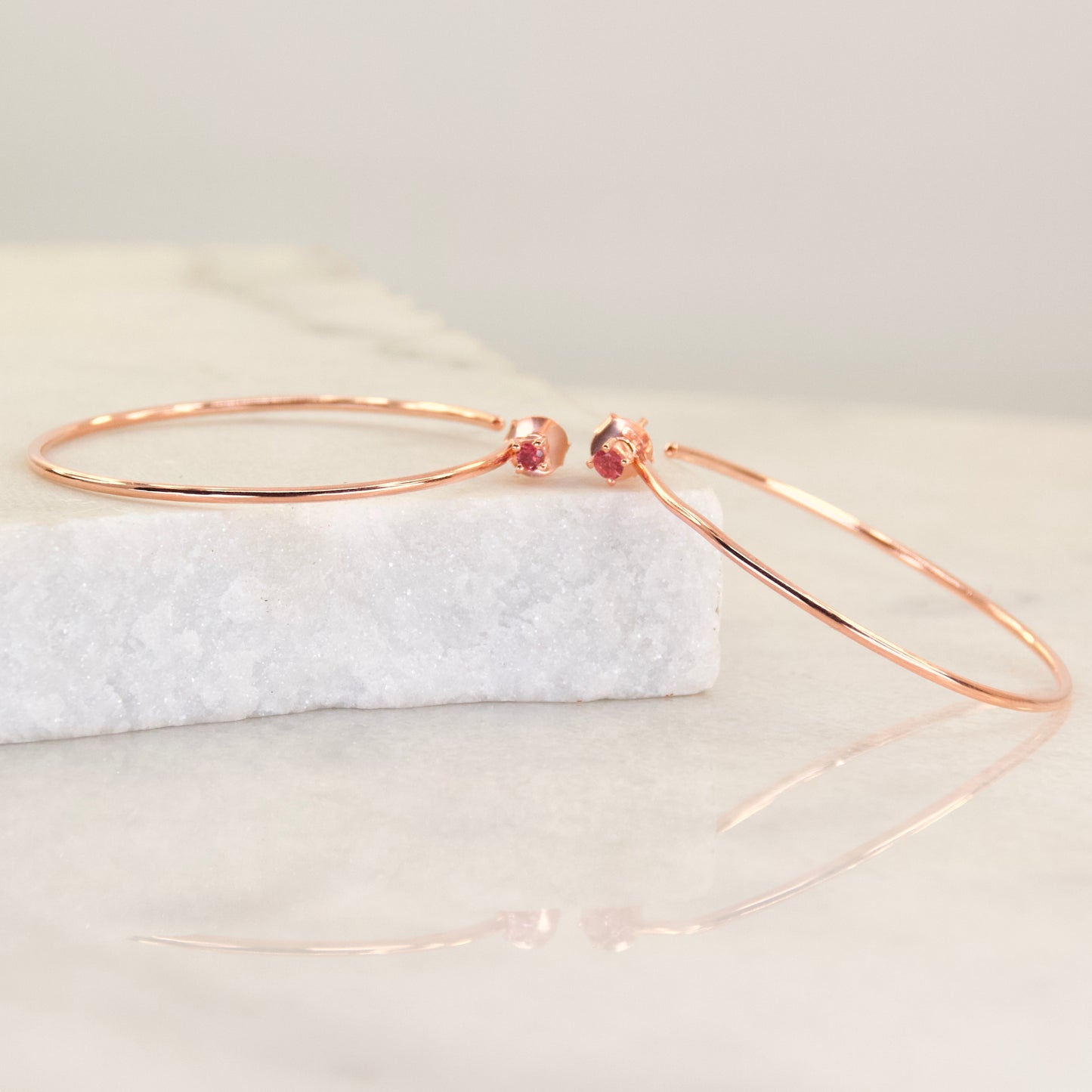 The Big Tease Rose Gold Stud or Hoop