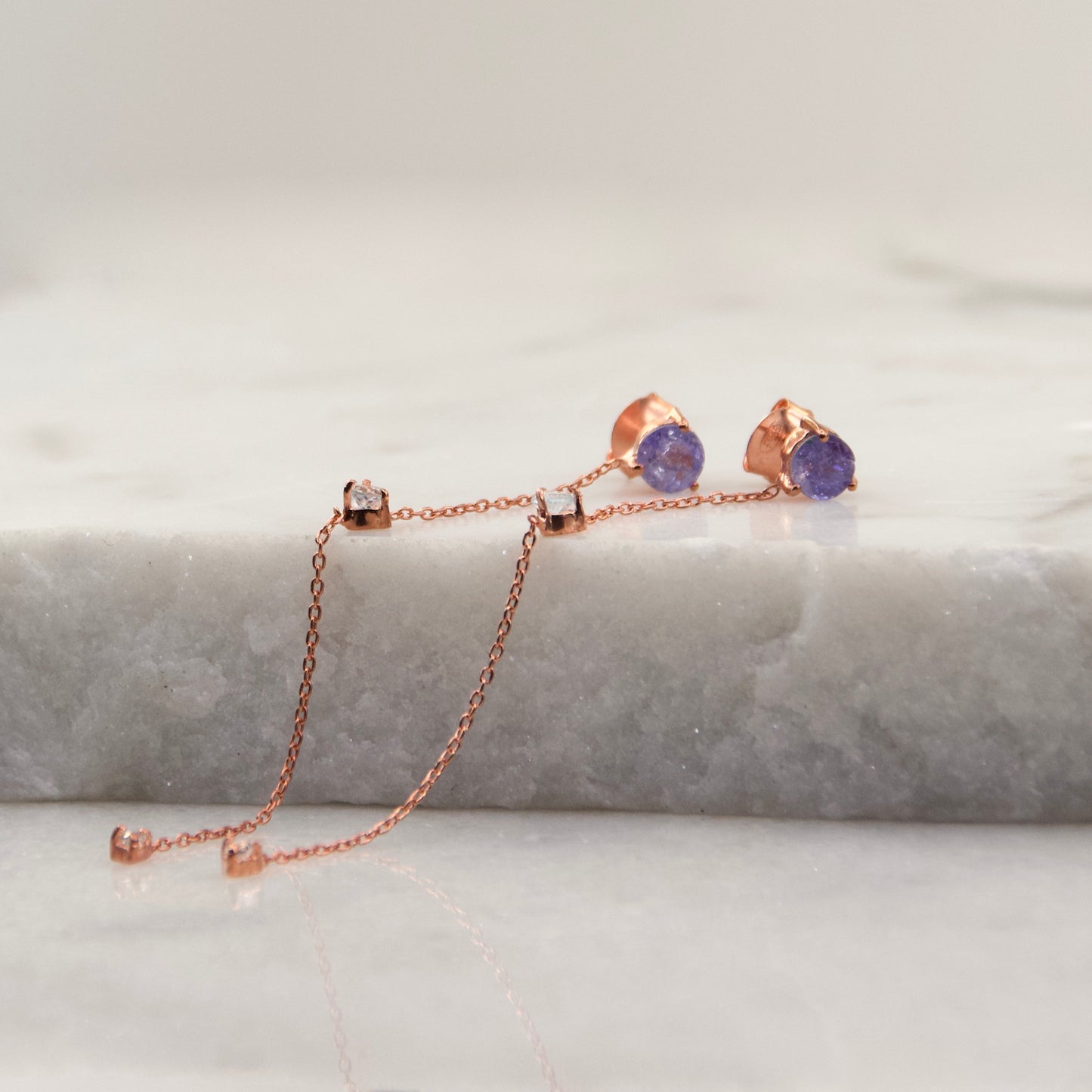 All That Glitters Tanzanite Earring