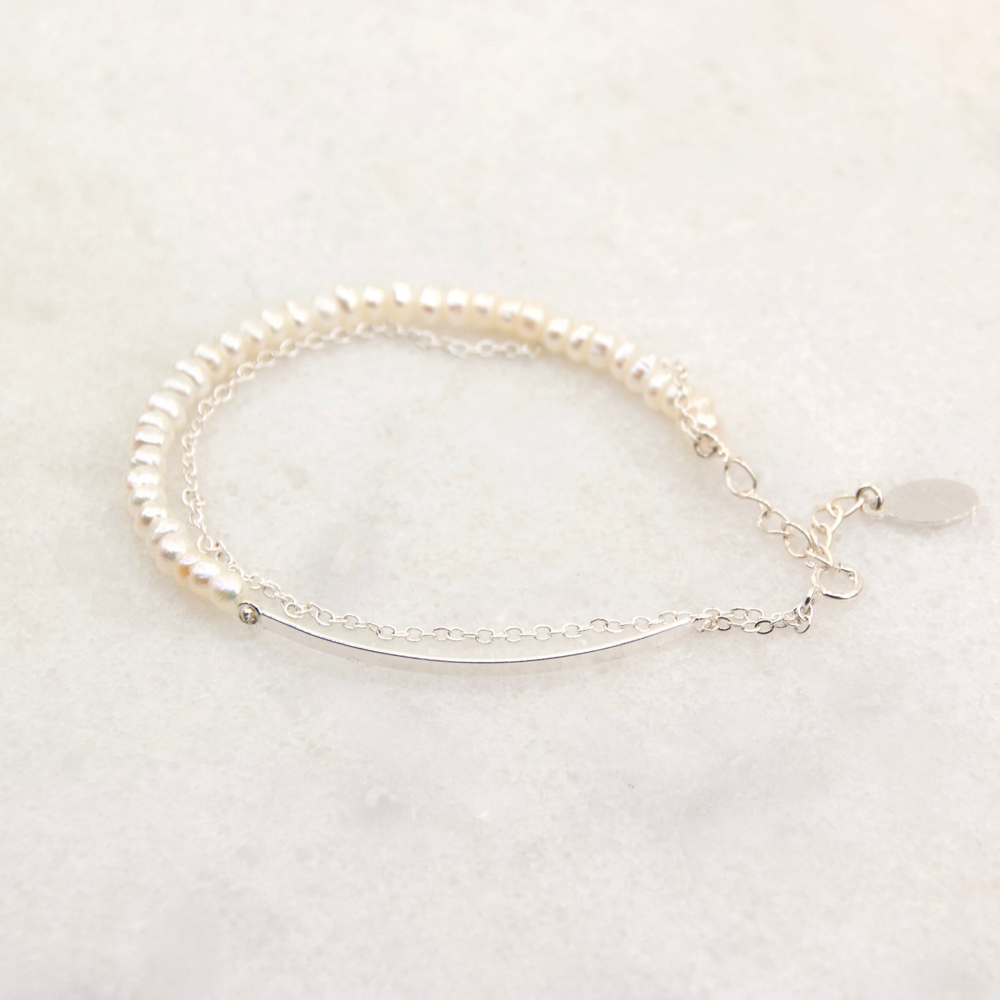 Golden Age Pearl Silver Bracelet