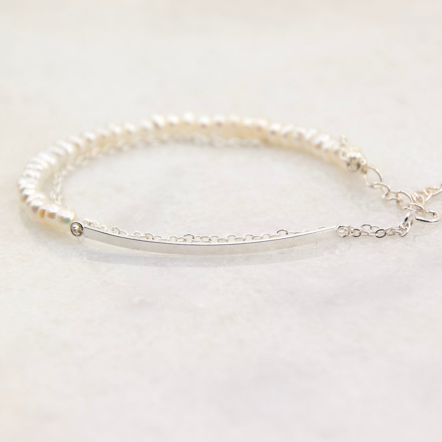 Golden Age Pearl Silver Bracelet