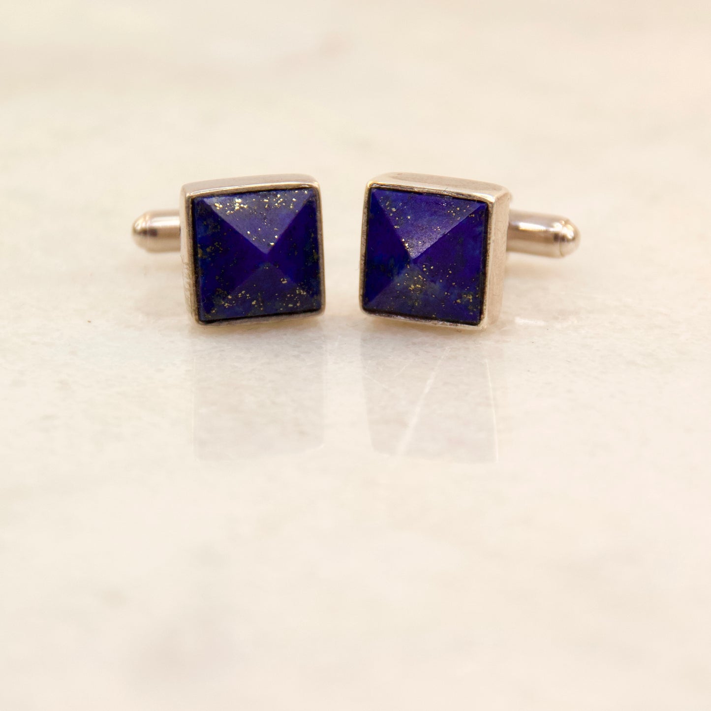 Dapper Lapis Lazuli Cuff Links