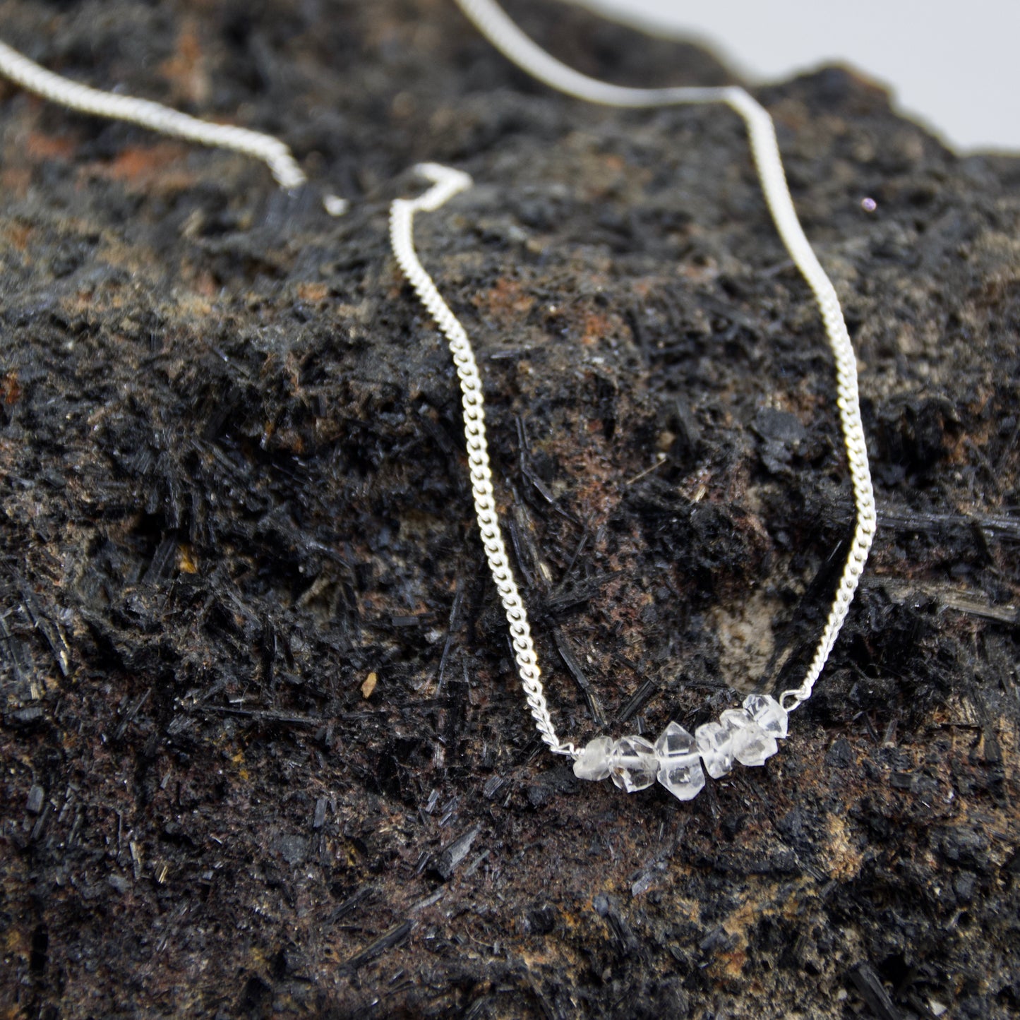 Portal of Light Fine Herkimer Choker or Necklace