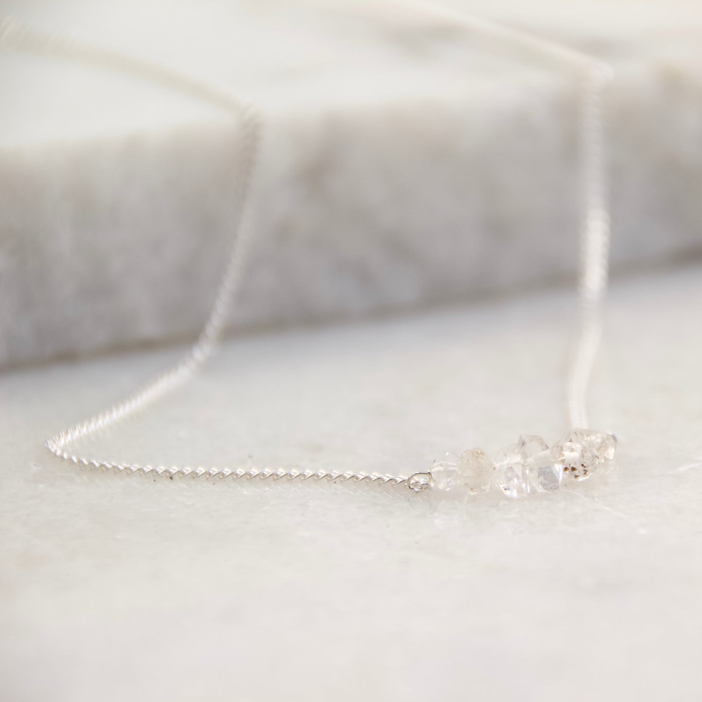 Portal of Light Fine Herkimer Choker or Necklace