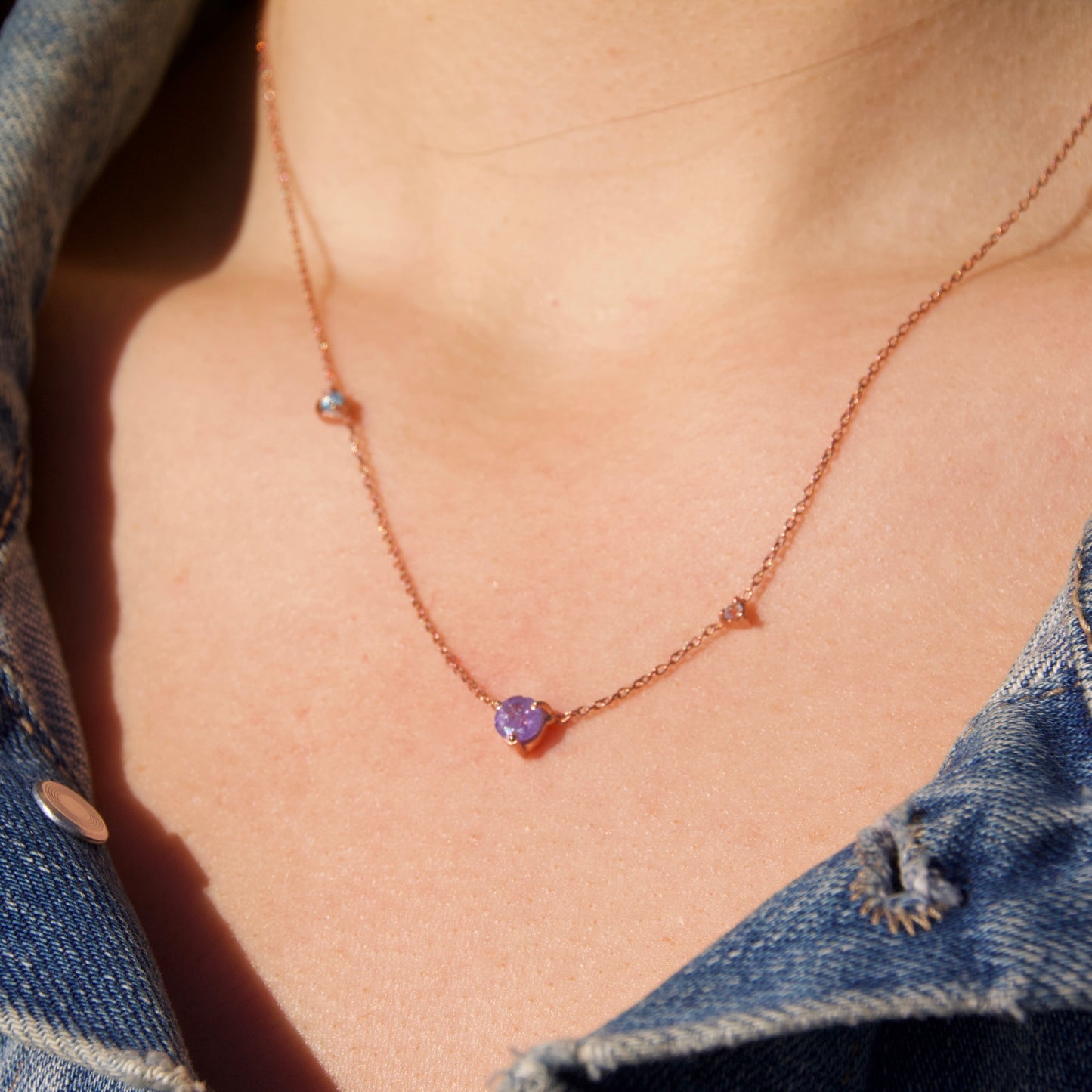 All That Glitters Tanzanite Necklace