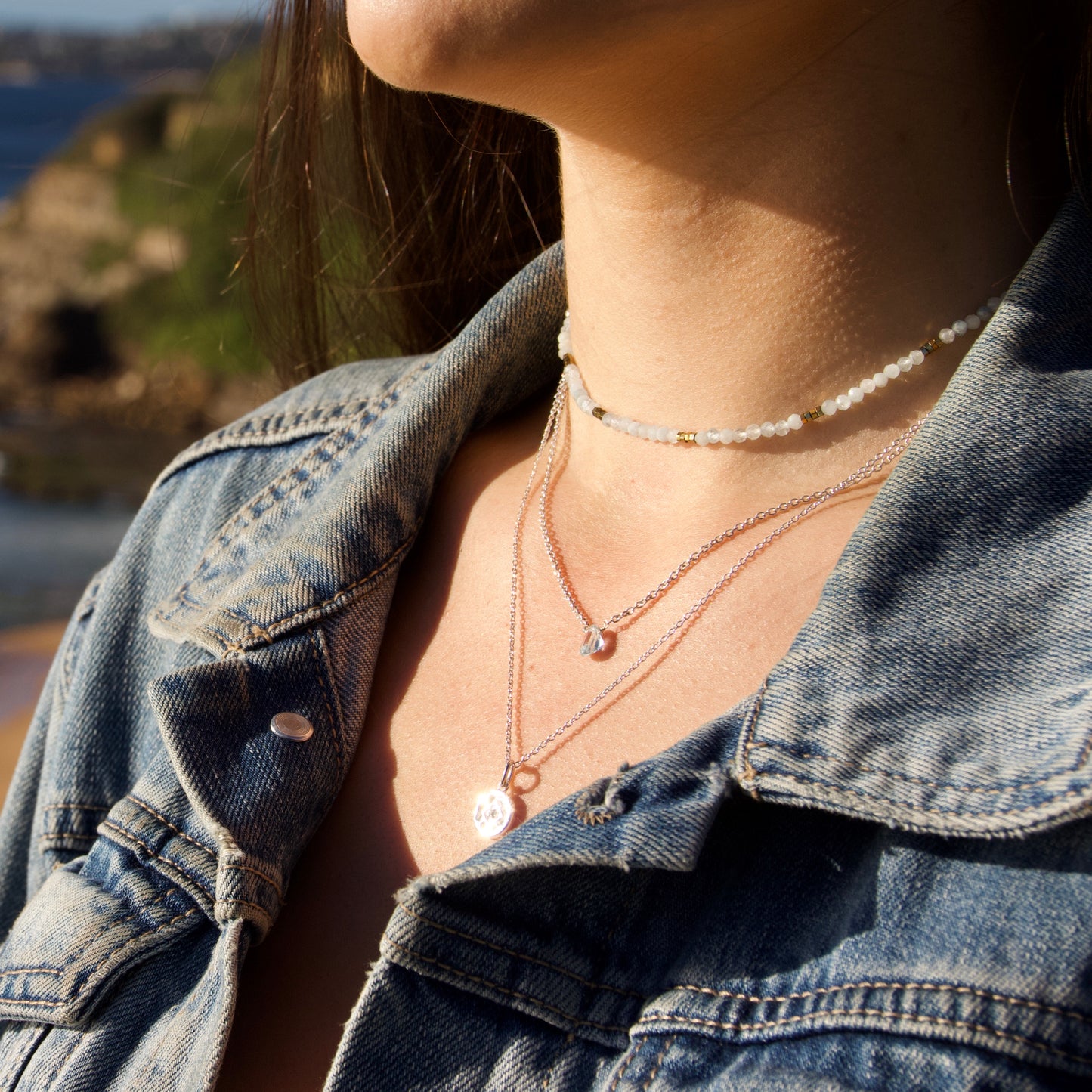 Golden Age Birthstone Necklace