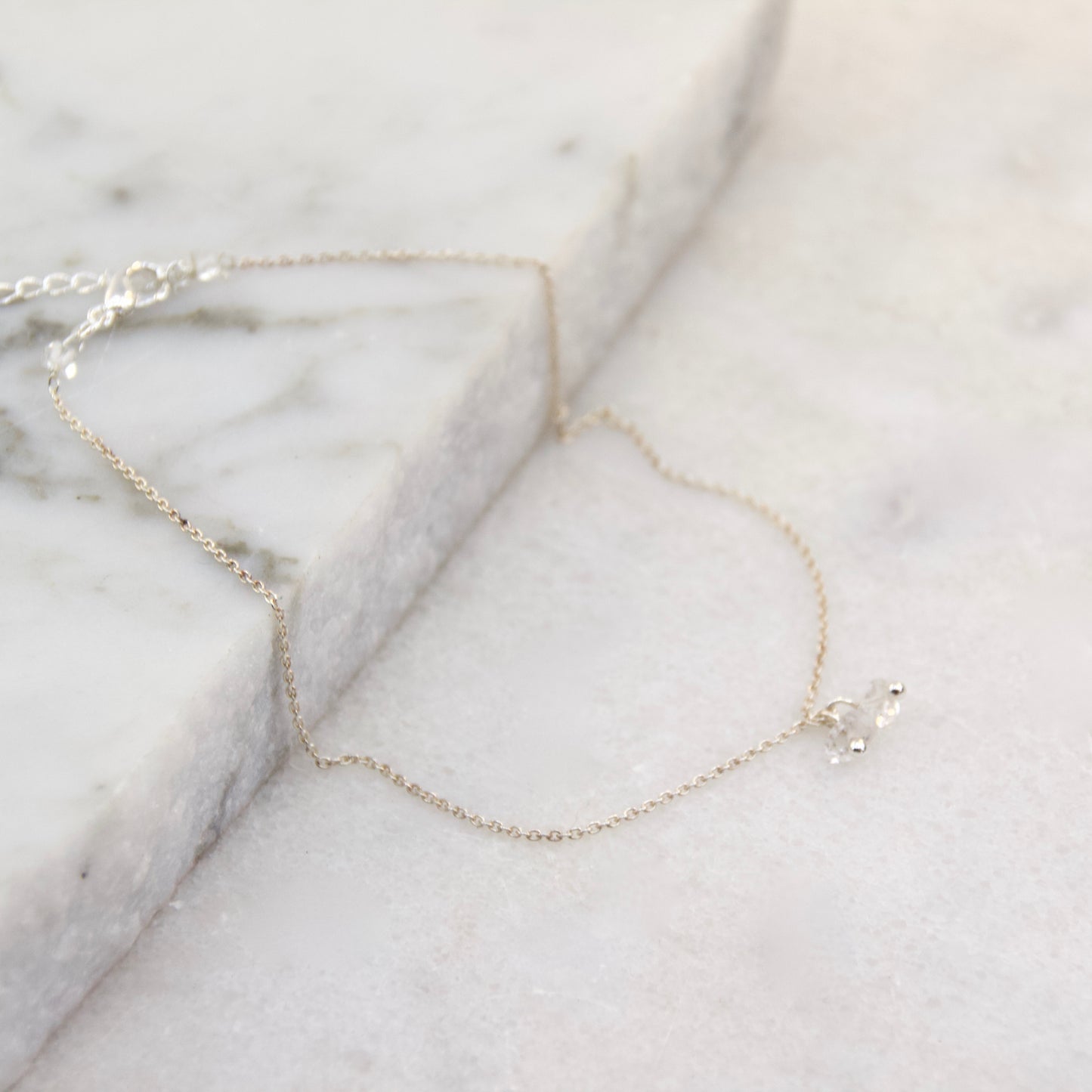 Portal of Light Fine Herkimer Anklet