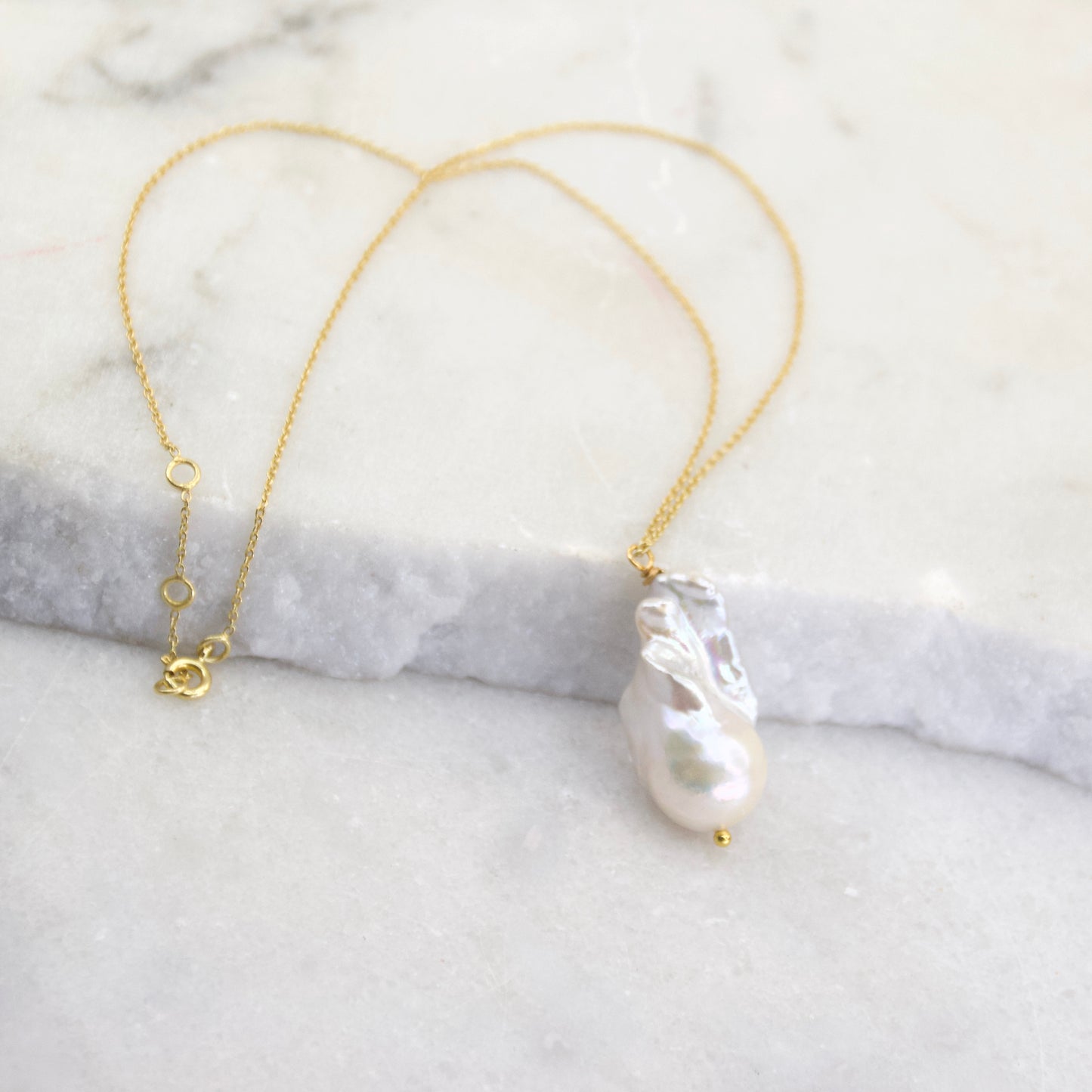Empress of the Pearl Baroque Pendant