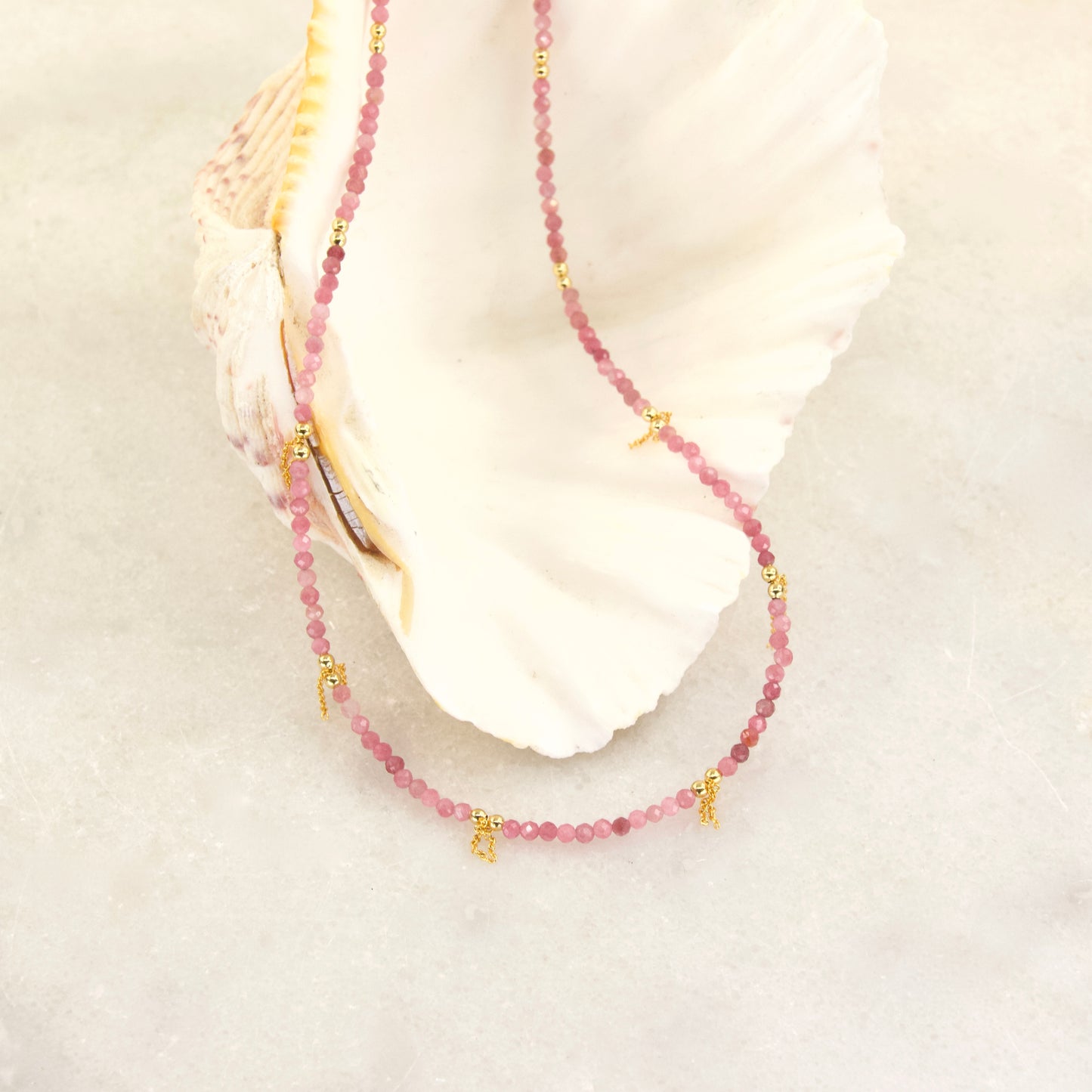 Divine Balance Tourmaline Drop Necklace