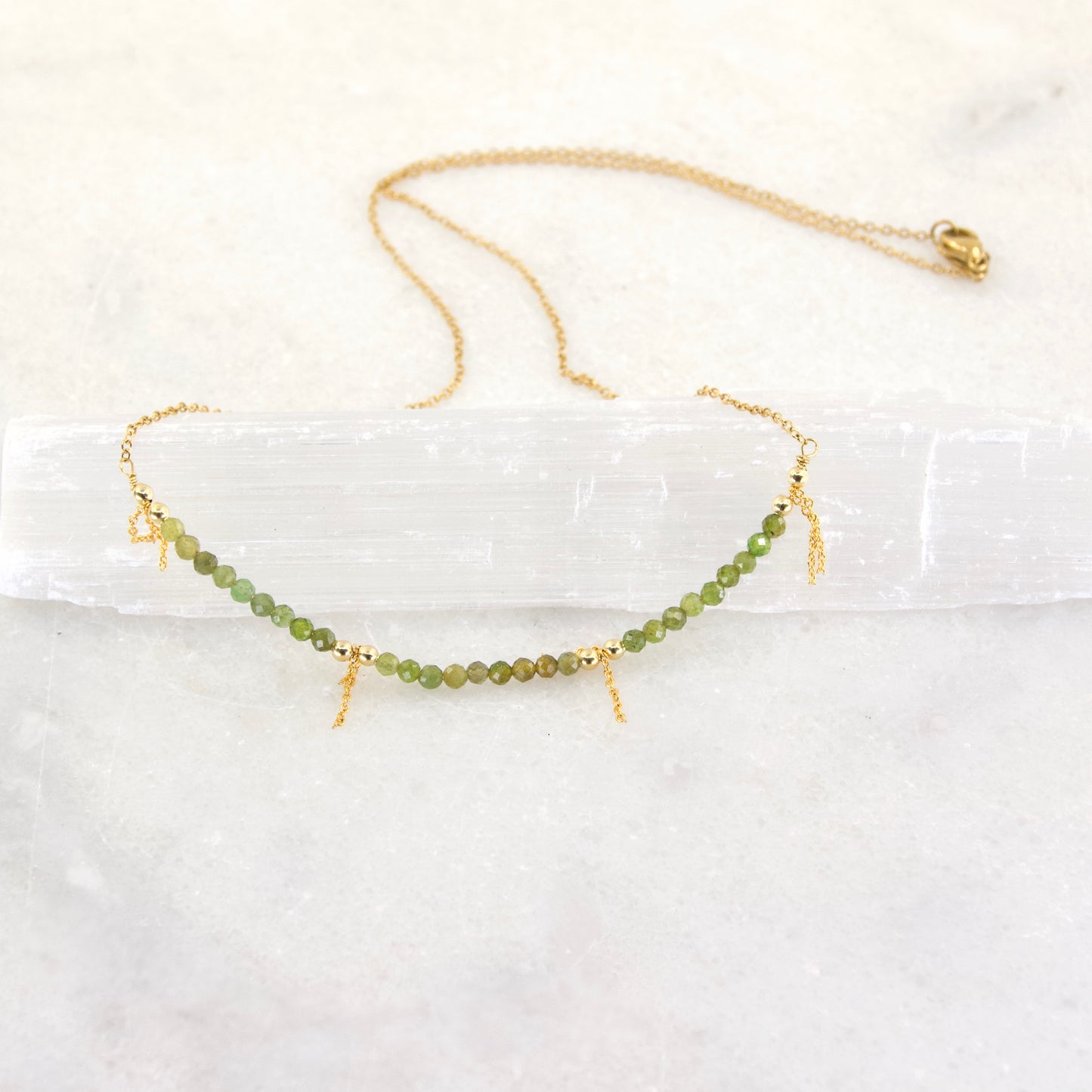 Divine Balance Tourmaline Chain Necklace