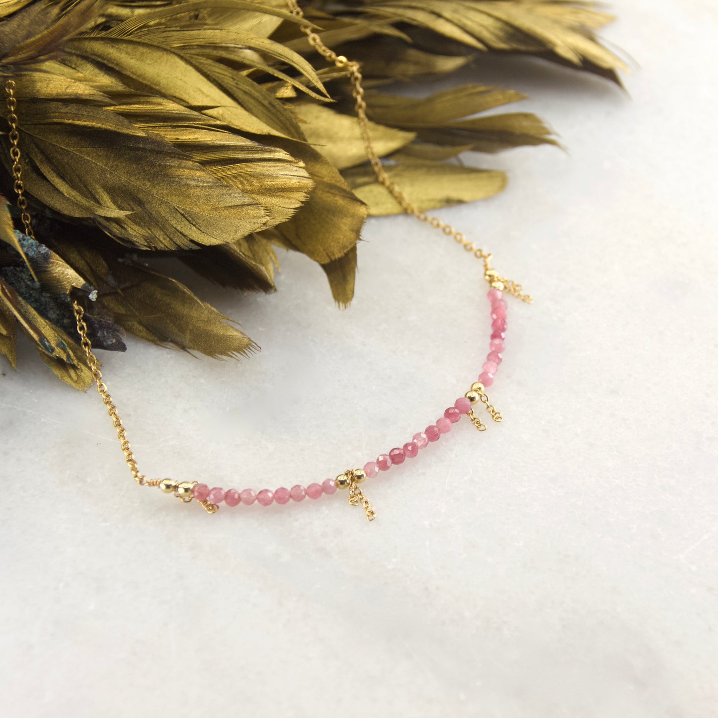 Divine Balance Tourmaline Chain Necklace