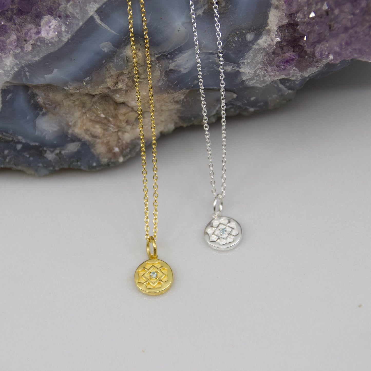 Vishuddhi Throat Chakra Pendant