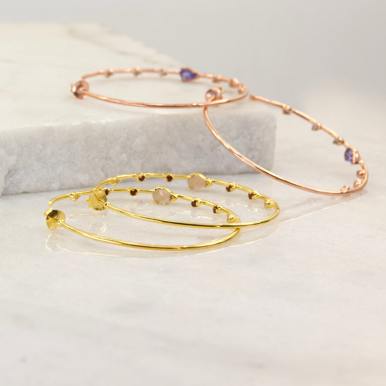Crystal Hoops